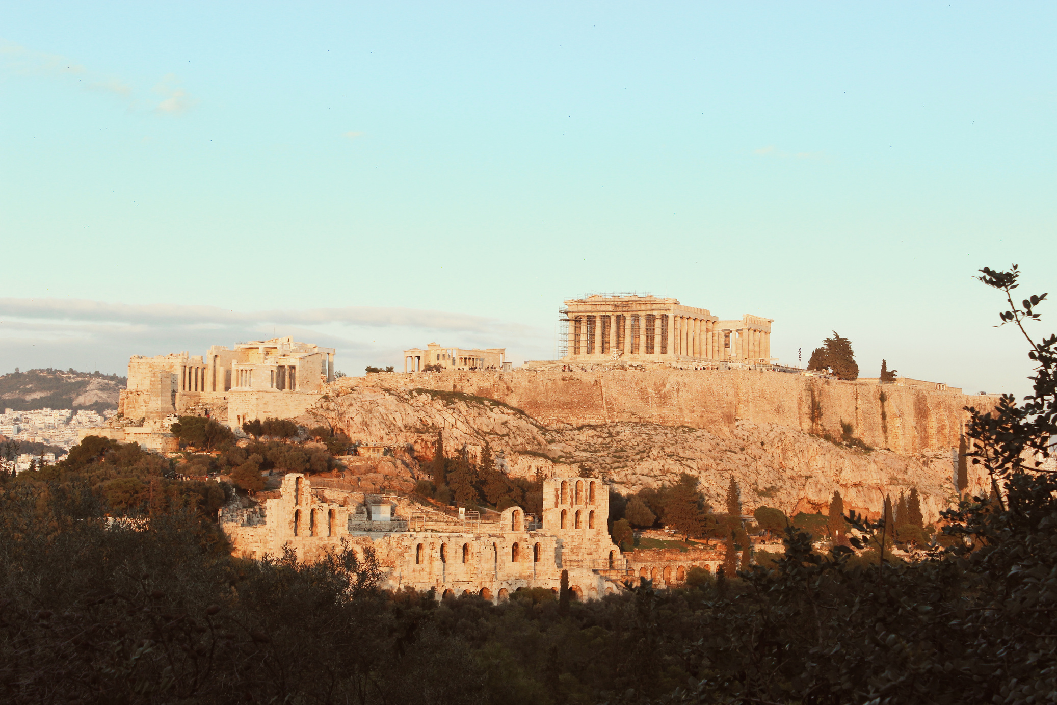 The Acropolis of Athens at Greece